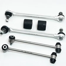 6 Front Rear Stabilizer Sway Bar Link & Front Bushing Set For Mercedes W204 W207