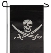 JOLLY ROGER PIRATE CALICO JACK RACKHAM GARDEN BANNER FLAG 12