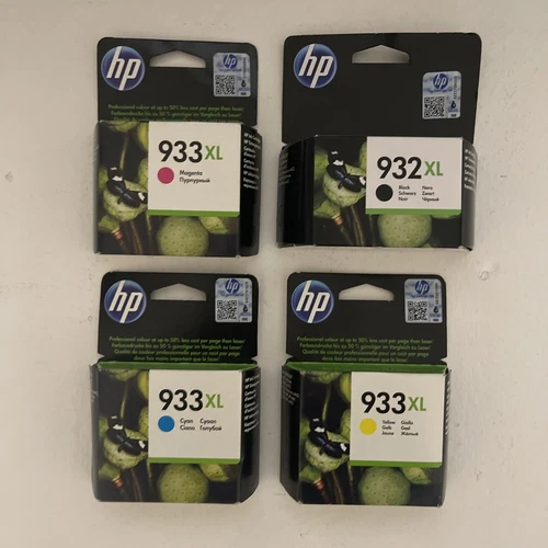 HP 933XL 932XL Cartridge Set (4 Pieces= 60,50€) Dates Expired