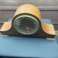 Antique Cuckoo Clock Mfg., Mantel Clock, No Pendulum, Painted Hands