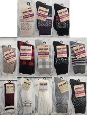 1 Pair Woman's Muk Luks Boot Socks Super Soft Women's Size 6-11 Men's Size 6-10