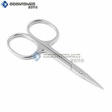 Pro Stainless Steel Ear Nose Eyebrow Hair Cutting Scissor Shears Beauty Tool