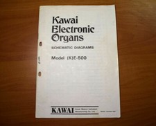 KAWAI E-500 K E-500 Original Service Manual repair - Schematic Diagrams -Schema