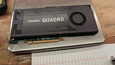 NVIDIA Quadro K4000 3GB GDDR5 GPU GK106 PCIe 2.0 x16 DVI DisplayPort