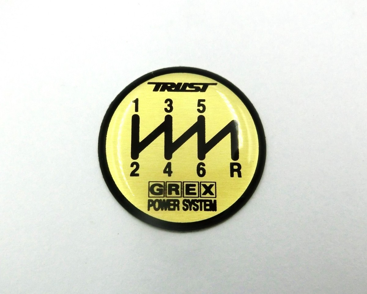 Trust Greddy GREX Shift knob Pattern Emblem 6 SPEED GReddy