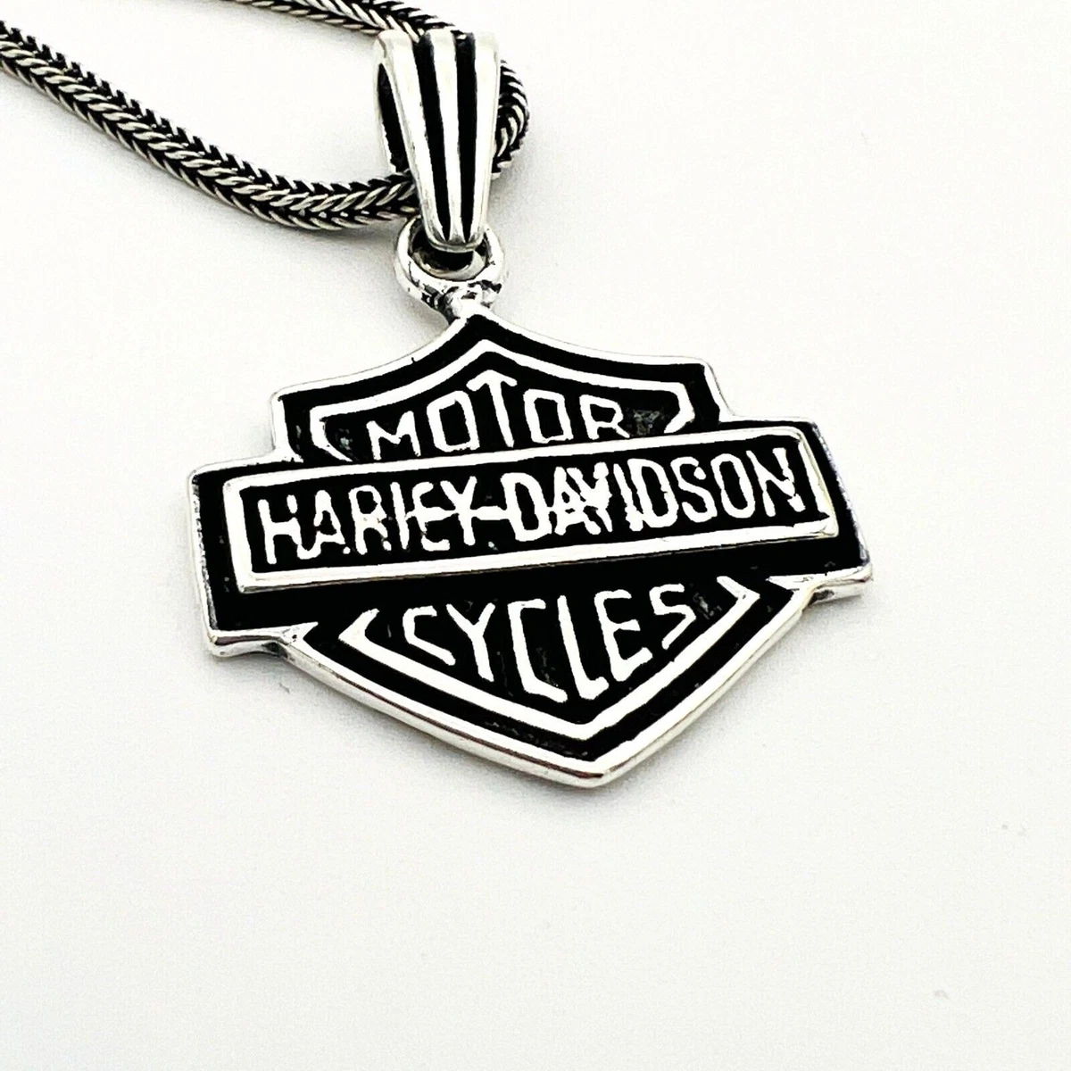 Sterling silver shop bike chain necklace