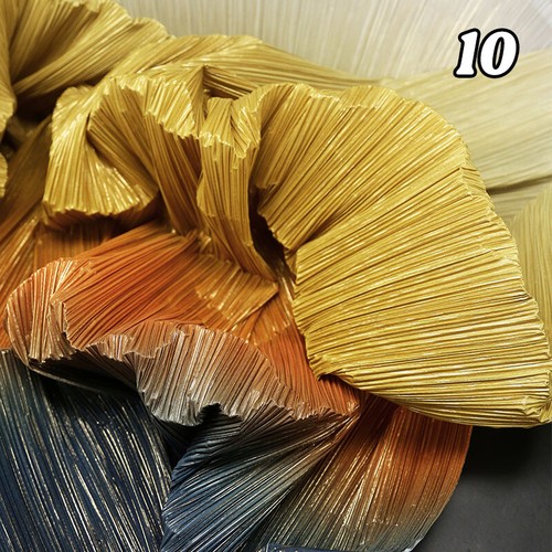 Wrinkled Metallic Gradient Fabric Wedding Background Printmaking Material DIY - Picture 25 of 54