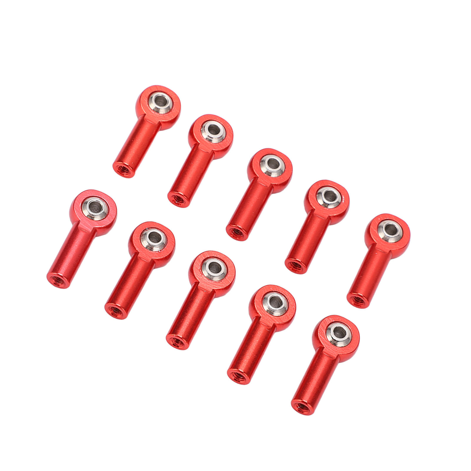 10PCS M3 26mm Aluminum Link Rod End Ball Joint For 1/10 1/8 Universal