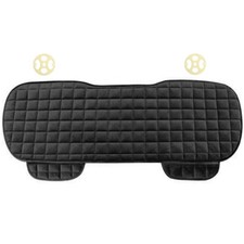 Funda de asiento trasero de coche negra alfombrilla de esponja transpirable para cojín de silla de coche
