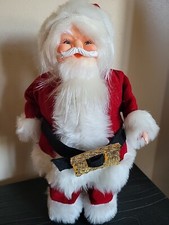 Santa Claus Decoration Figurine Vintage 12 inch Standing Doll Holiday