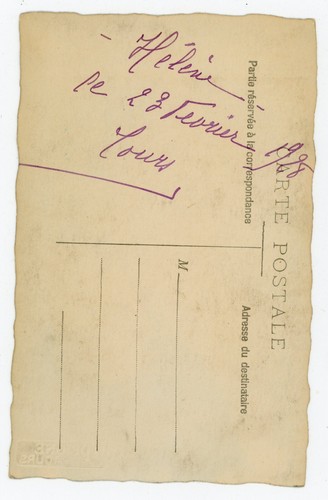 CARTE PHOTO, Hélène à Tours par Peigne en 1928 coupe garçonne - Picture 2 of 2