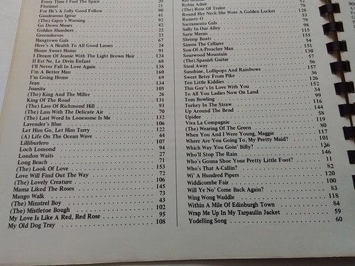 Piano Book 123 Best Folk Songs Easy Playing Chords Vintage Sheet Music Country - Foto 4 di 12