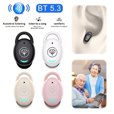 Unsichtbare Hörgeräte Bluetooth-kompatibel 5.3 Kopfhörer Kabellos In-Ear Ohrhörer