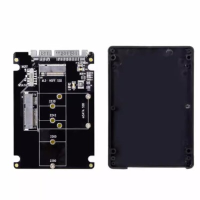 M.2 NGFF MSATA 2-in-1 zu SATA Serial USB3.0 Adapter Kabel SSD HDD Gehäuse