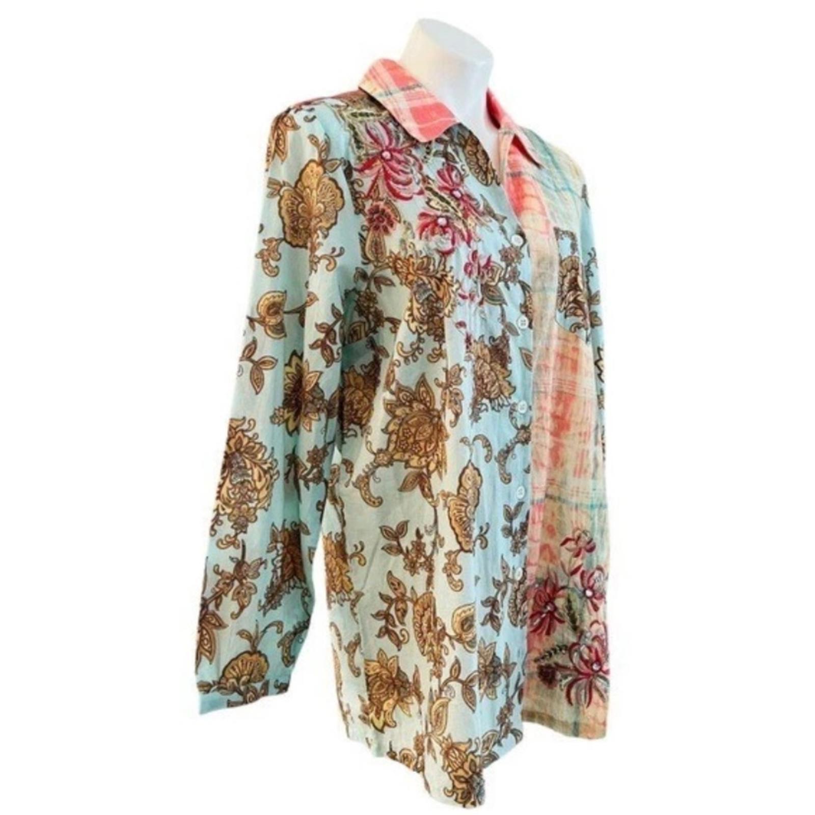 SOFT SURROUNDINGS Descansa Tunic Button Down Shir… - image 5