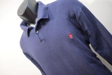 Polo Ralph Lauren Pima Polo Pullover Sweater Blue Mens Size XL