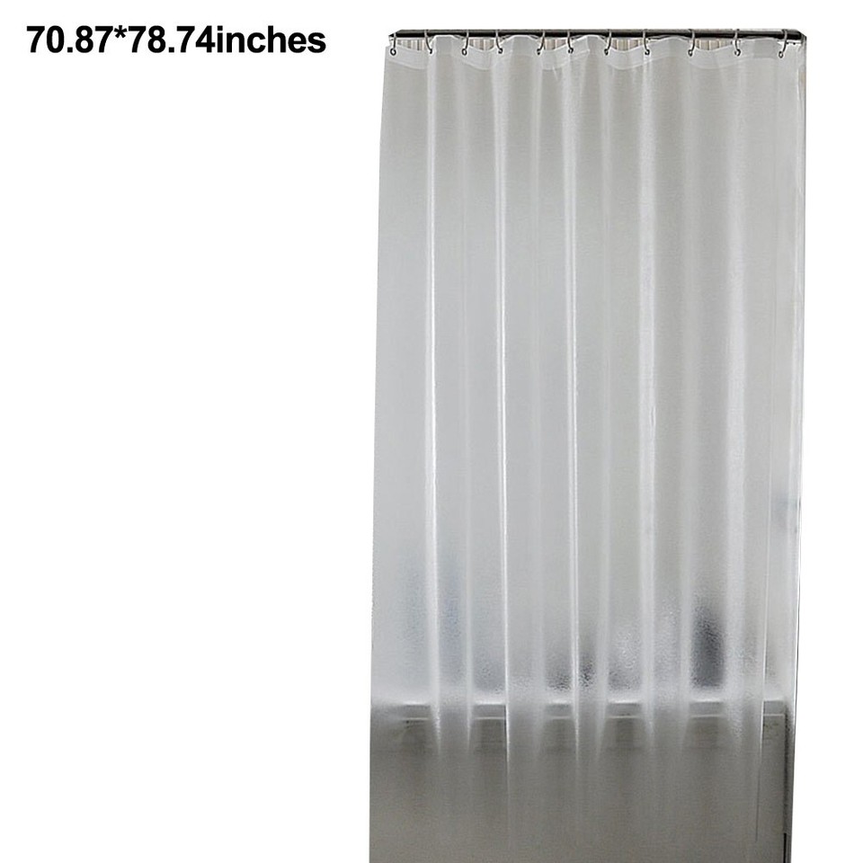 EVA Material Shower Curtain with Sophisticated Stripe Design for