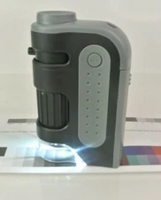 Carson MM-300 MicroBrite Plus 60X - 120X LED Lighted Pocket Microscope Magnifier