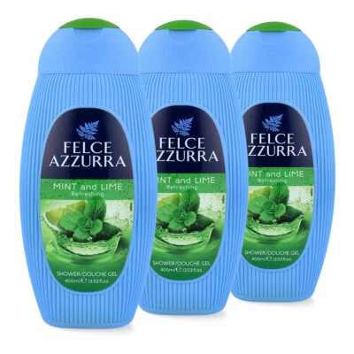 PAGLIERI Felce Azzurra Minze und Limette Duschgel 3x 400 ml