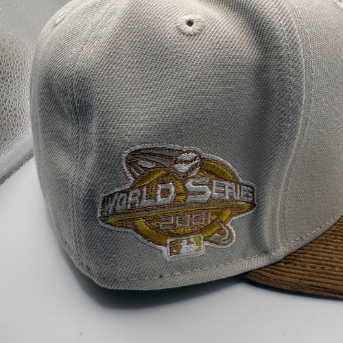 New Era 59Fifty Arizona Diamondbacks2001World Series brown/Tan Fitted Hat 7 3/8 - Picture 3 of 7