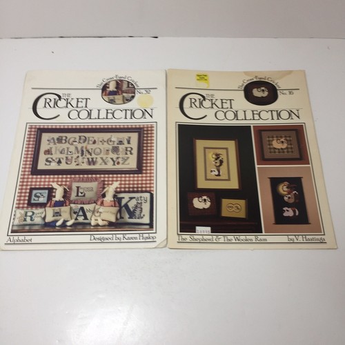 16 Cross Stitch Pattern Books Cricket Collection - Picture 6 of 9