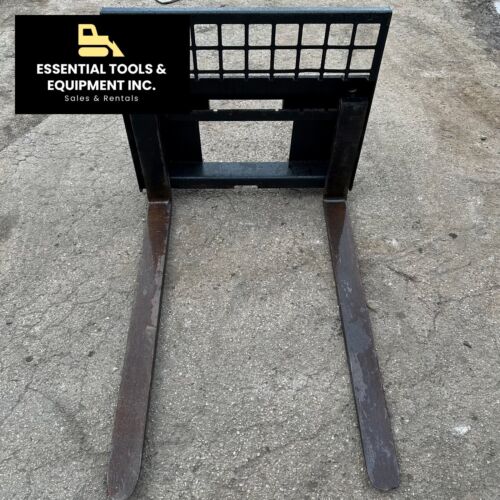 Bobcat Mini-Skid Steer 1,500lb Pallet Fork Attachment 6809716 MT55 MT85 MT100