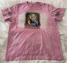 VINTAGE DOLLY PARTON PINK SHIRT SIZE XL BELLA CANVAS