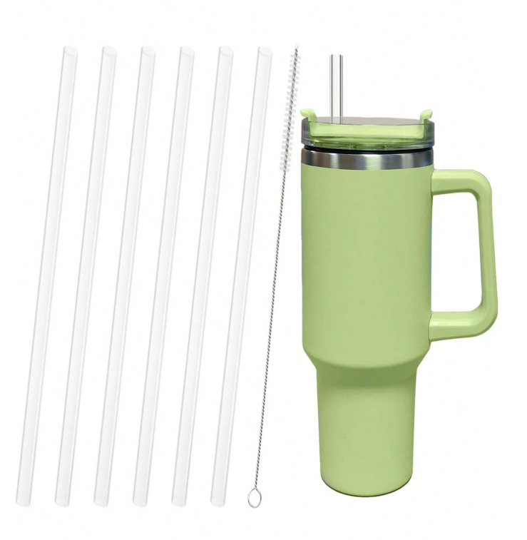 6 Pack Stanley 40oz & 30oz Tumbler Replacement Straws