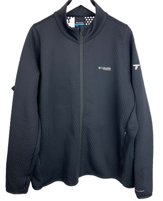 Columbia Women's Crystal Leaf Omni-Heat Helix Full Zip Titanium Jacket 3X Black