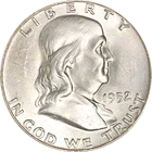 1952-D Franklin Half Dollar - Full Bell Lines