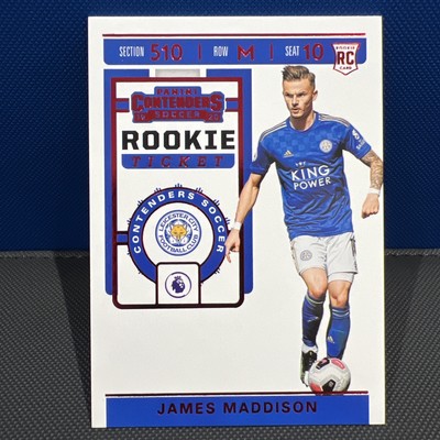 2019-20 Panini Chronicles Contenders RED Rookie Ticket JAMES MADDISON #RT-21
