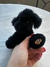 Ganz Webkinz Lil'Kinz Black Poodle Dog 7" Long Plush Beanie HS 191 No Code