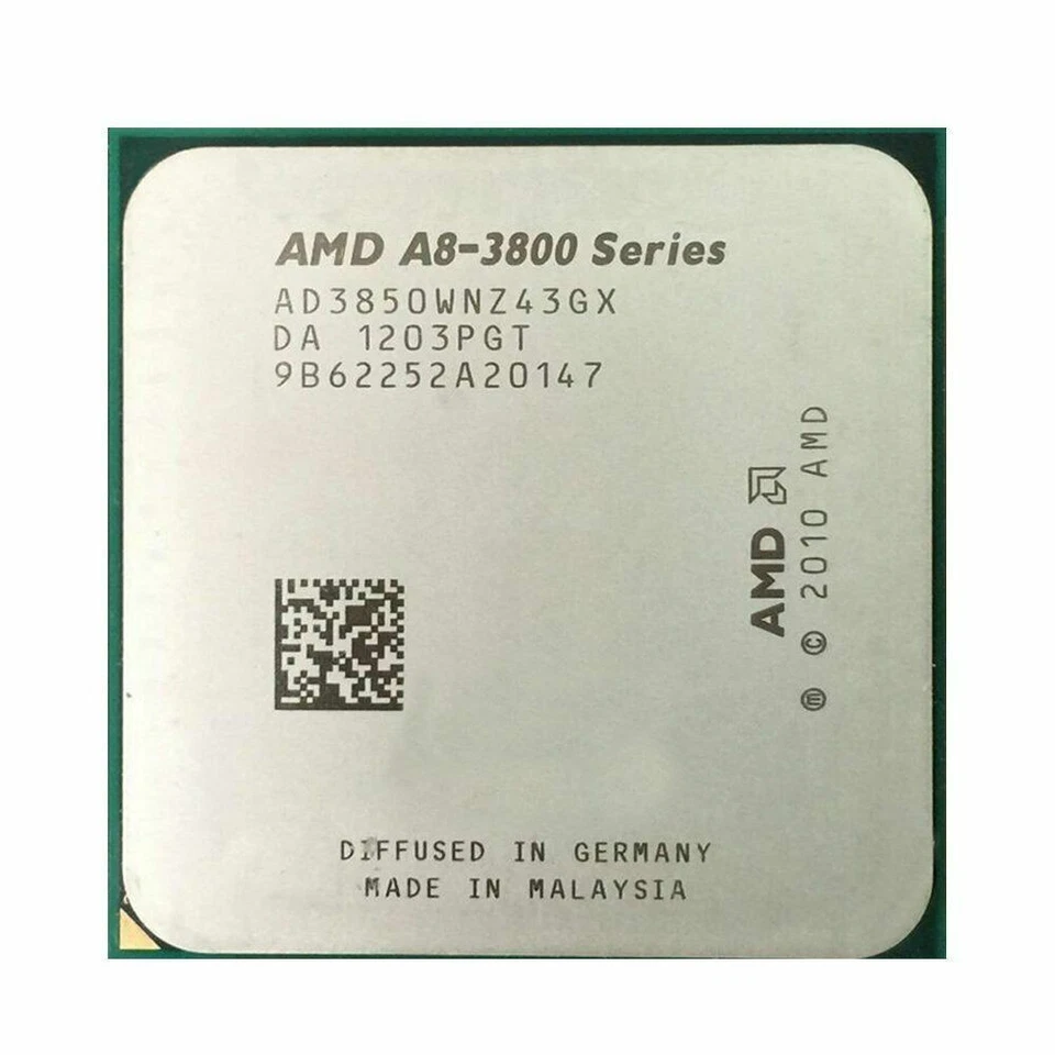 AMD A8-Series A8-3850 2.9 GHz Socket FM1 AD3850WNZ43GX CPU Processor 100W - Image 3 of 4