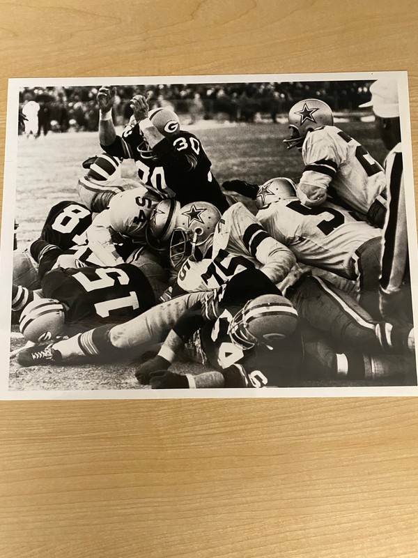 1967 Bart Starr Green Bay Packers NFL Championship ICE BOWL GAME TD 8x10 Photo