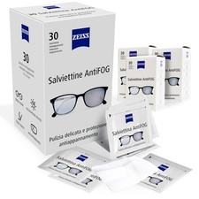 ZEISS Salviette Pulisci Occhiali da Vista e Lenti Ottiche ANTIFOG 120 pezzi