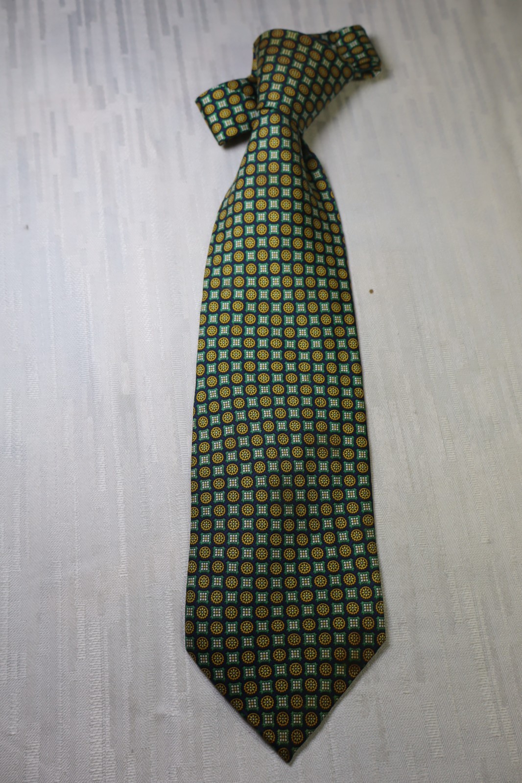 Yves Saint Laurent Seta Silk Tie Cravatta Necktie Made In Italy Vintage Classic thumbnail 4