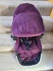 Complete seat for Baby Jogger City Select Amethyst Purple / Silver. Good cond !