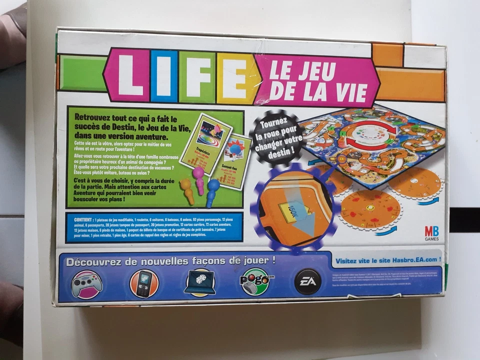 Life Le Jeu De La Vie Hasbro 2011 Game Destins Destin Jeux De Société Jeu - Photo 2/4