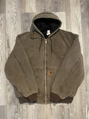 carhartt カーハート アクティブジャケット J68 CHT チェスナット Rare Vintage Carhartt Jacket J68 CHT XL 2X Faded Chestnut Green