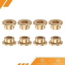 8pcs - Flange Bearing Sleeve 10mm x 16mm x 10mm Bronze Self Lubricating Bushings