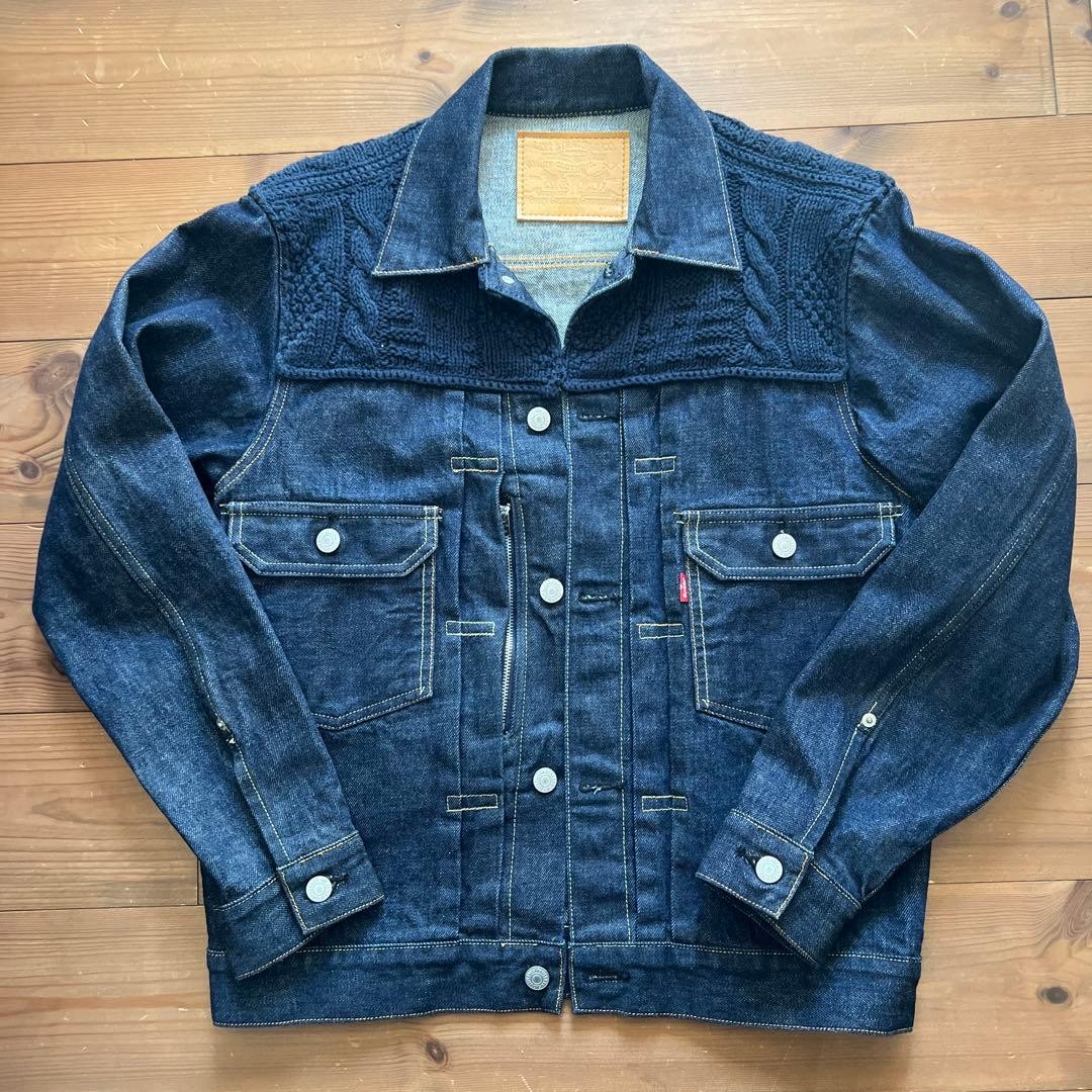 Levi's Fragment Design デニムジャケット1st TYPE LEVI'S Fenom x Fragment Denim Jacket Fragment M Navy Used Japan