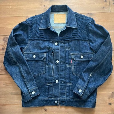 LEVI'S Fenom x Fragment Denim Jacket Fragment M Navy Used Japan