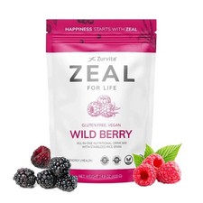 Zurvita Zeal for Life   30 Days Wellness Bag Wild Berry Flavor   14 oz