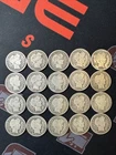 Lot of 20 - Barber Dimes 1897-1916 Mint Dates 90% Silver