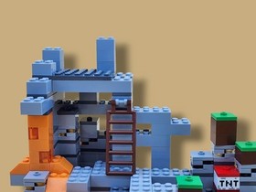 Retired 2014 Lego Minecraft (21113) The Cave Set Complete w/Manual!