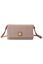 Dooney & Bourke Pebble Leather Becca Crossbody Taupe