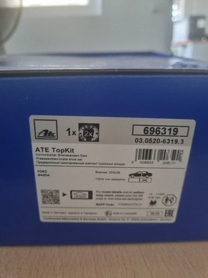 03.0520-6319.3 ATE Bremsbackensatz Original ATE TopKit