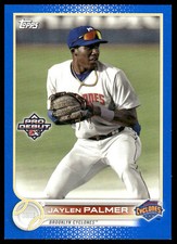 2022 Topps Pro Debut #PD-123 Jaylen Palmer Blue #/150