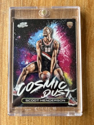 CASE HIT   SCOOT HENDERSON RC SSP 2023 Topps Chrome Cosmic Dust Rookie #CD-18