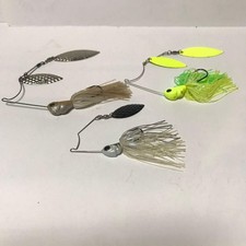 Evergreen D-Zone Spinnerbait Set of 3 Used/Almost New Silver 1/2oz